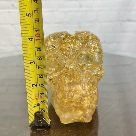 RESIN EPOXY with Gold Flakes Planter/ash tray Pen Holder. - Picture 4 of 16